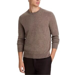 Theory 100% Cashmere Dermont Crewneck Sweater Taupe Brown Tan — Size Men’s XXL